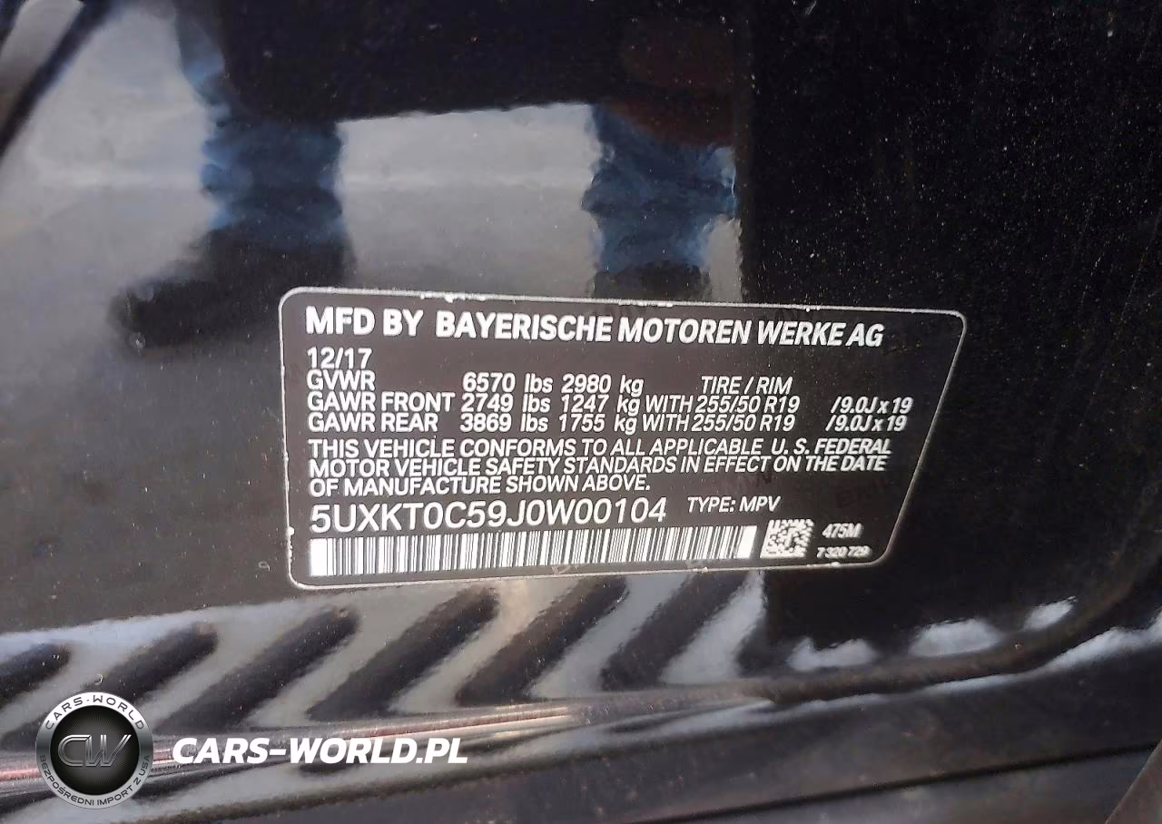 2018 BMW X5 Xdr40E VIN:5UXKT0C59J0W00104 - 13