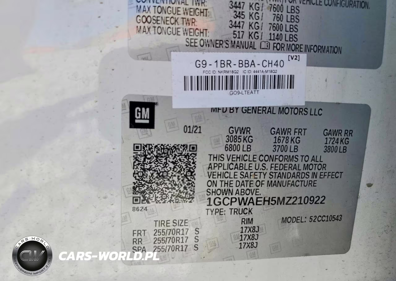 2021 Chevrolet Silverado VIN:1GCPWAEH5MZ210922 - 12