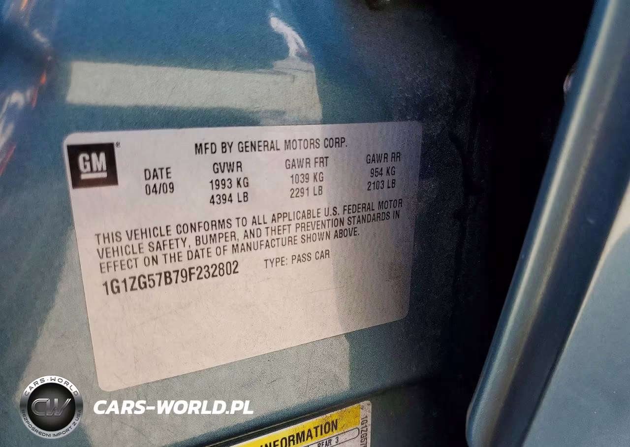 2009 Chevrolet Malibu Ls VIN:1G1ZG57B79F232802 - 12