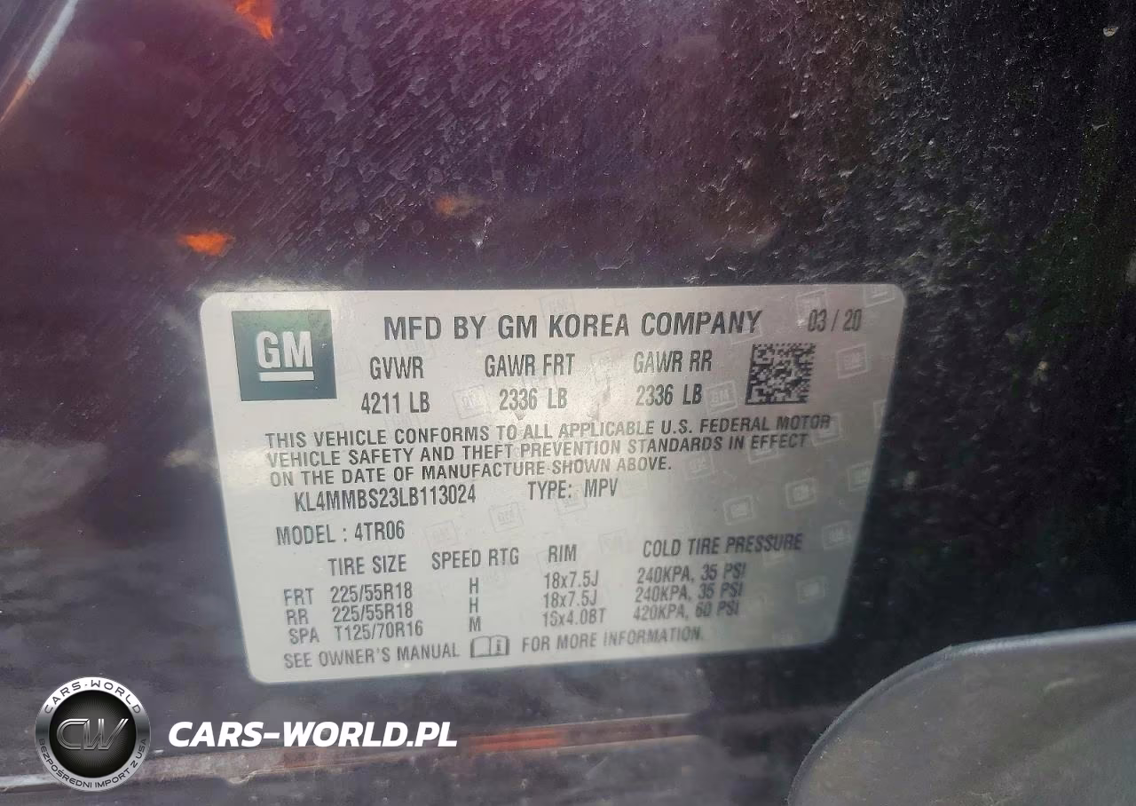 2020 Buick Encore Gx Preferred VIN:KL4MMBS23LB113024 - 13
