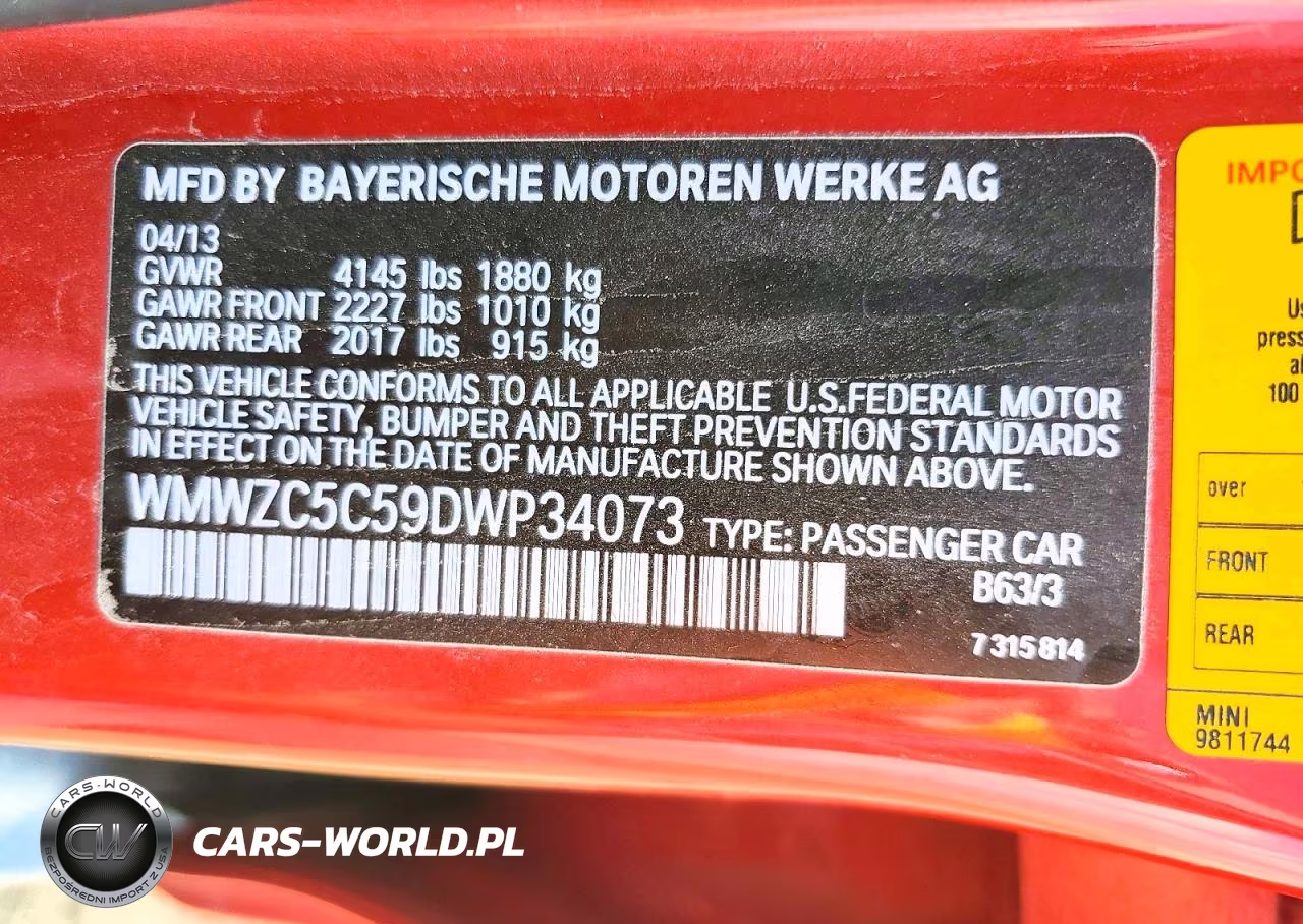 2013 Mini Cooper S Countryman VIN:WMWZC5C59DWP34073 - 12