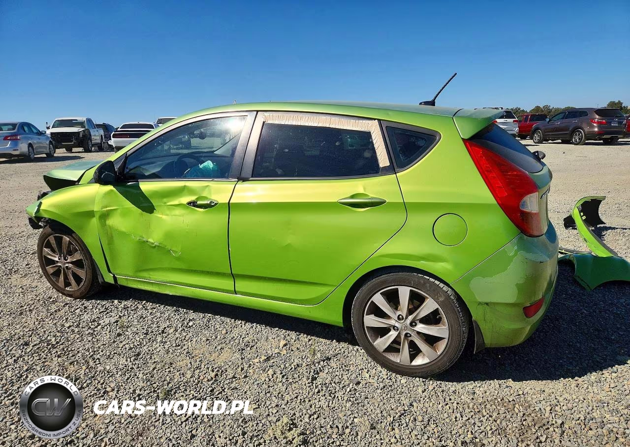 2013 Hyundai Accent Se VIN:KMHCU5AE6DU067205 - 2