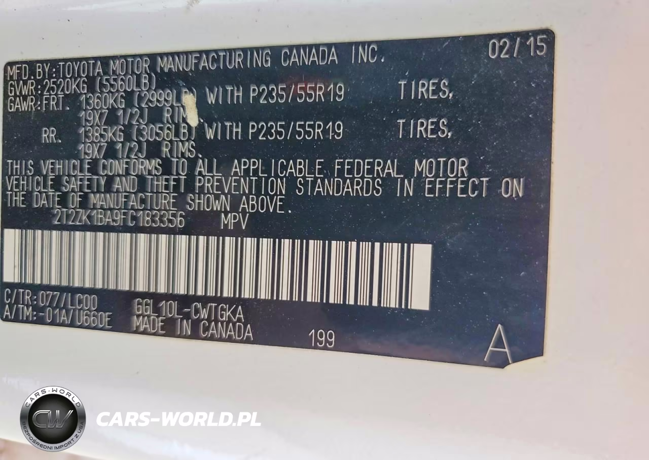 2015 Lexus Rx 350 Base VIN:2T2ZK1BA9FC183356 - 13