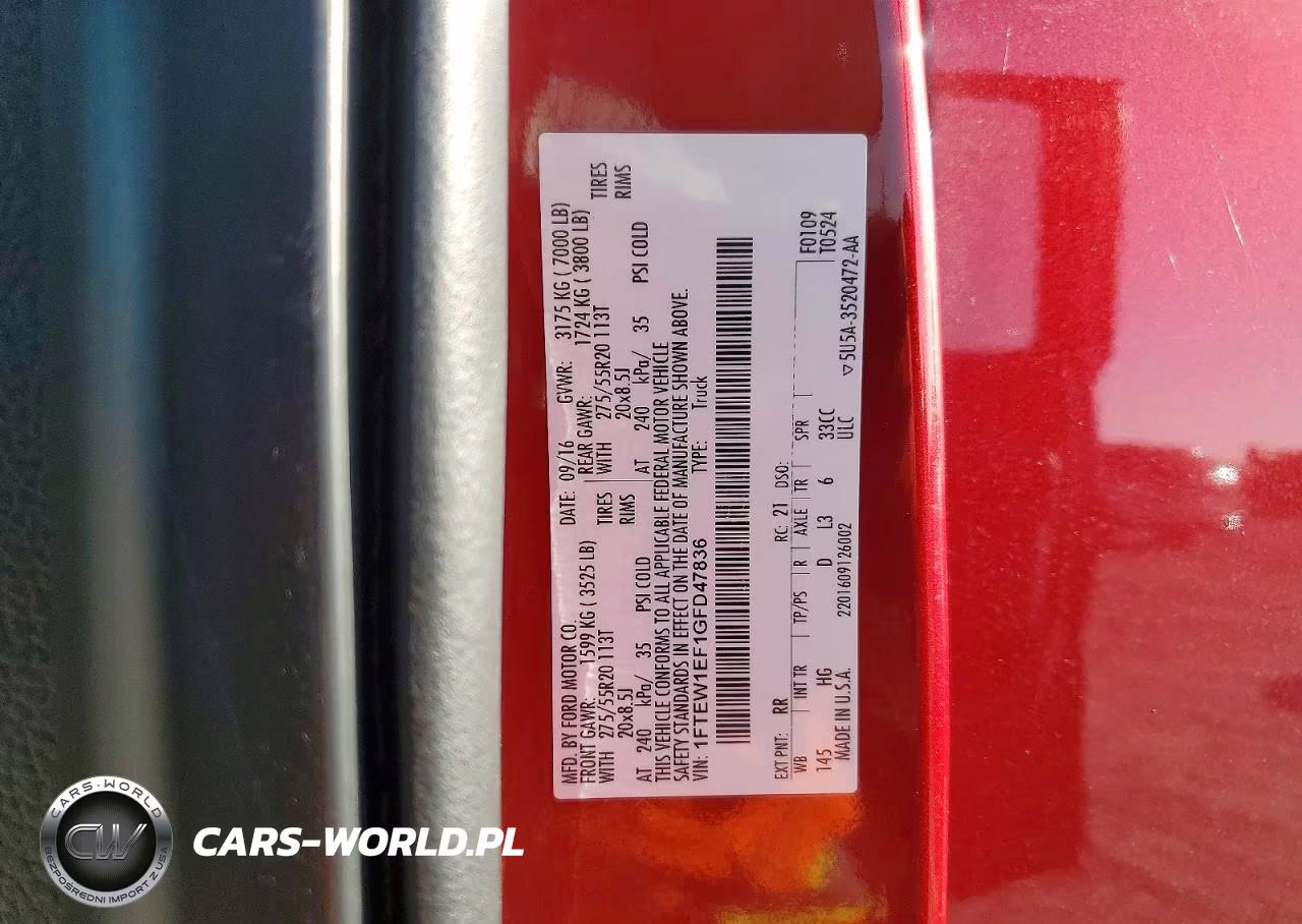 2016 Ford F150 Supercrew VIN:1FTEW1EF1GFD47836 - 12
