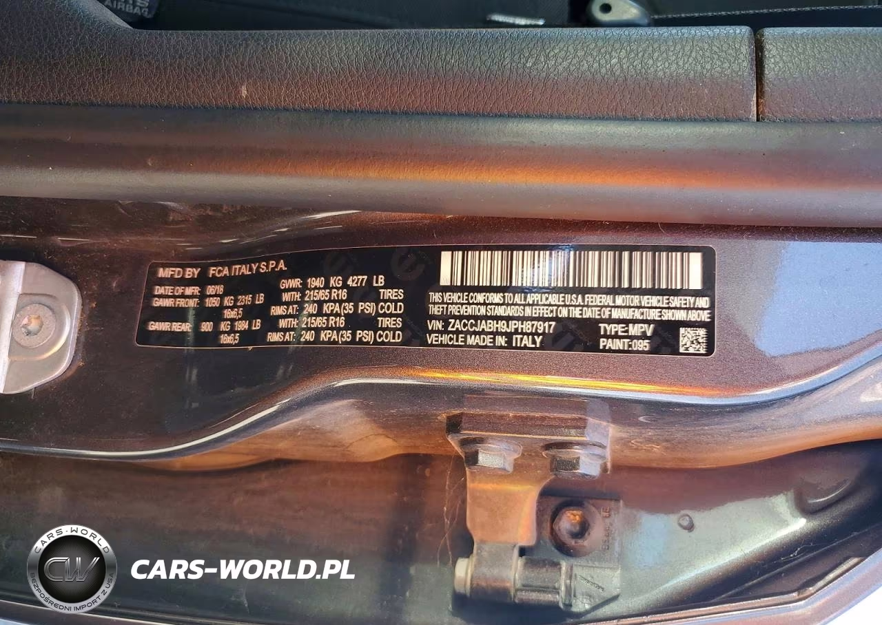 2018 Jeep Renegade Latitude VIN:ZACCJABH9JPH87917 - 12
