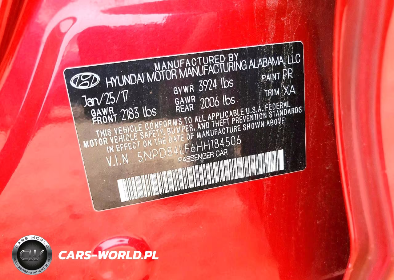 2017 Hyundai Elantra Se VIN:5NPD84LF6HH184506 - 13