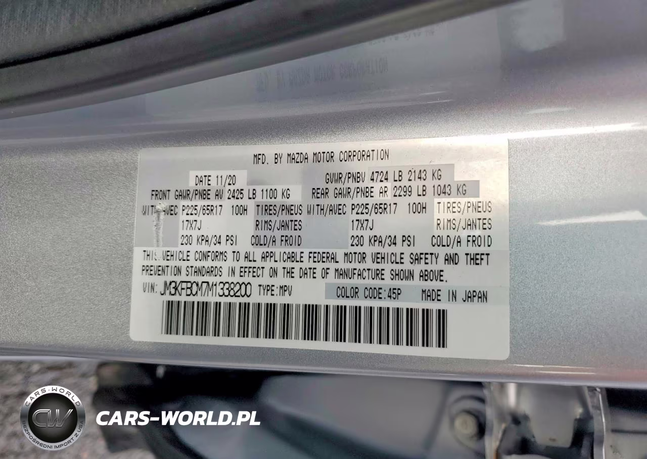 2021 Mazda Cx-5 Touring VIN:JM3KFBCM7M1338200 - 13