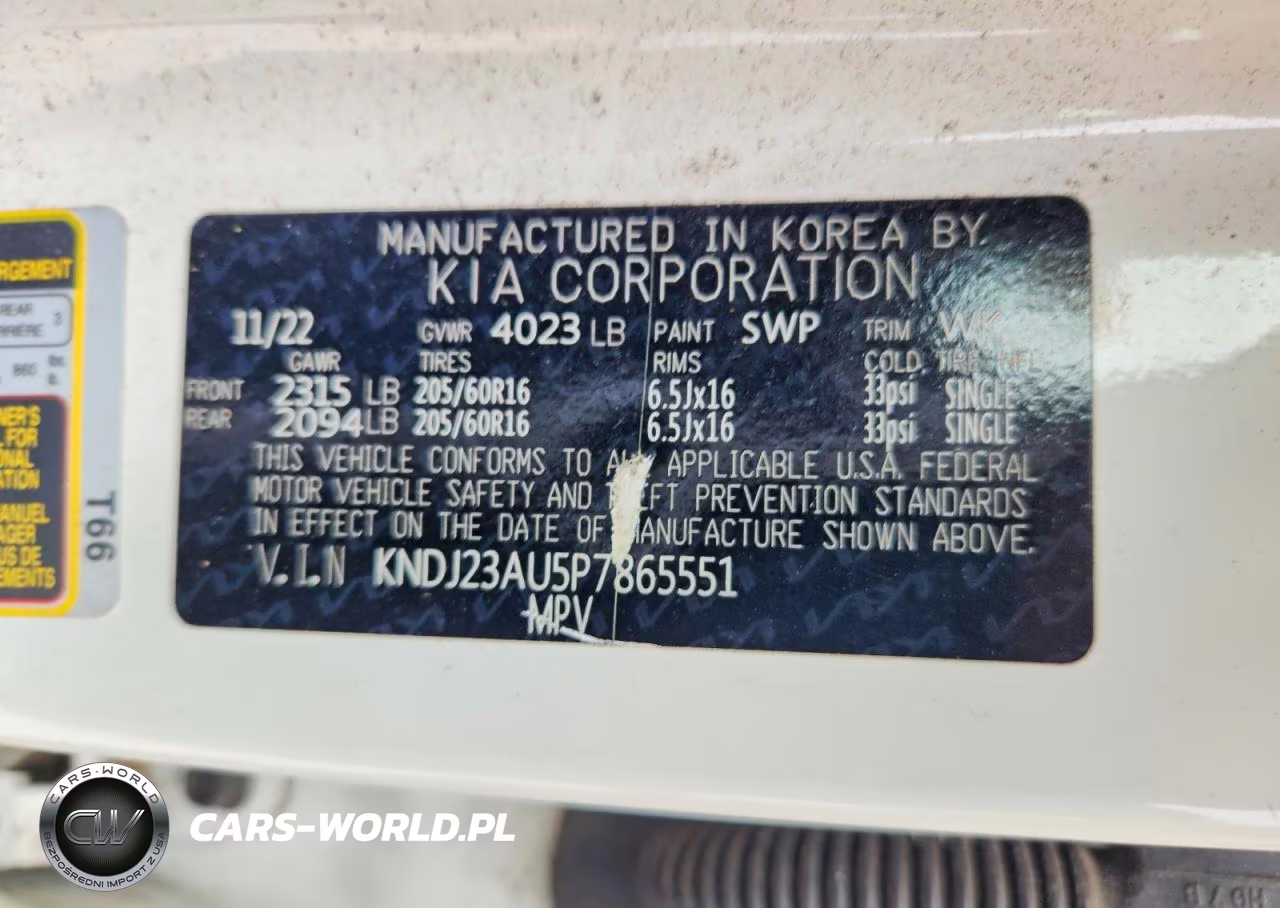 2023 Kia Soul Lx VIN:KNDJ23AU5P7865551 - 13