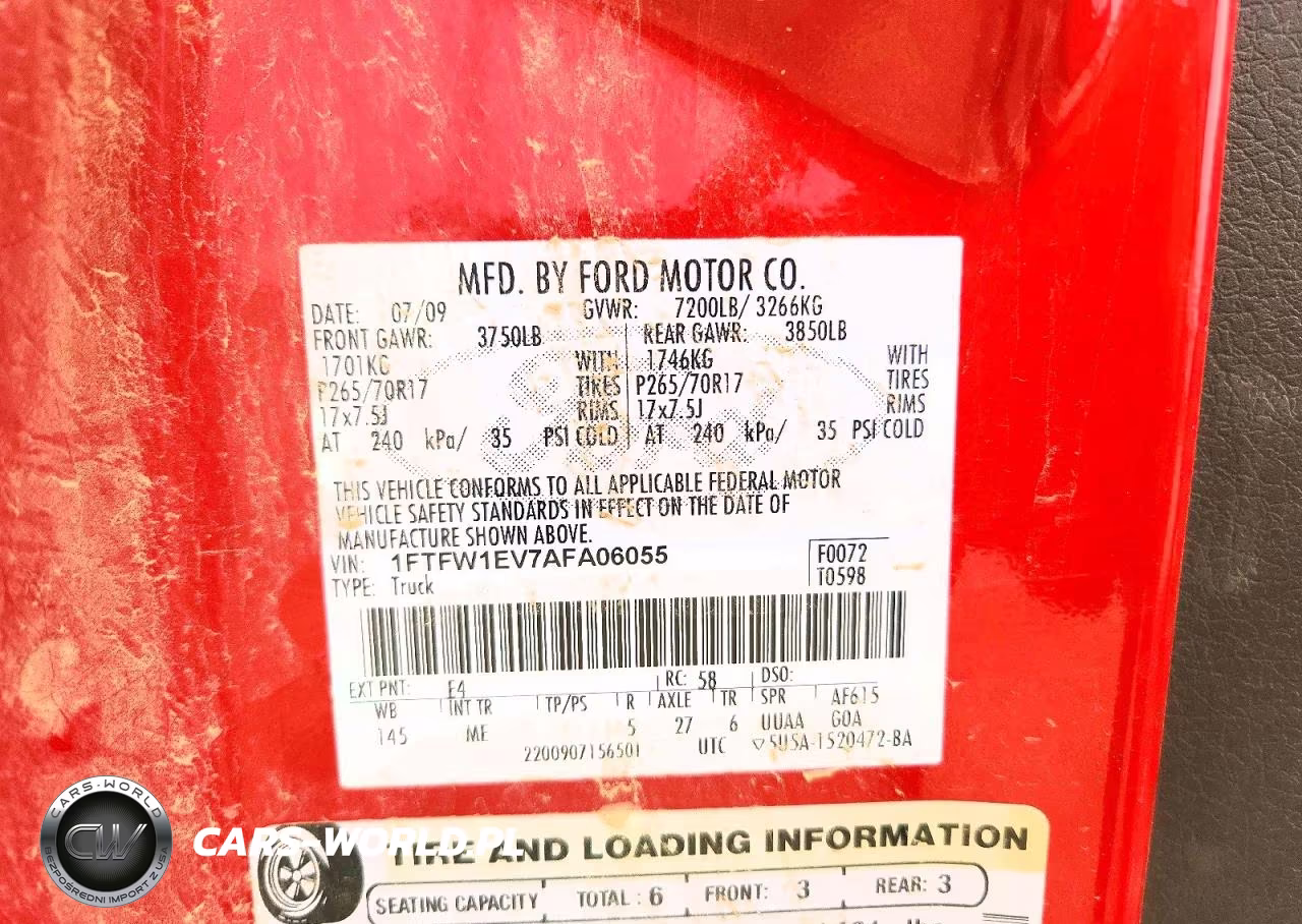 2010 Ford F150 Supercrew VIN:1FTFW1EV7AFA06055 - 12