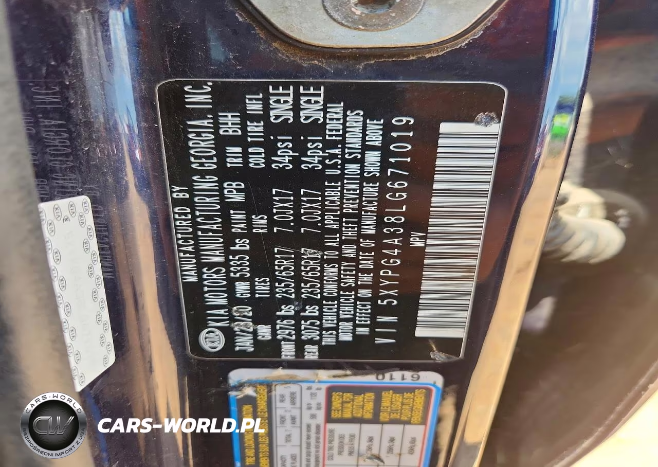 2020 Kia Sorento Lx VIN:5XYPG4A38LG671019 - 12