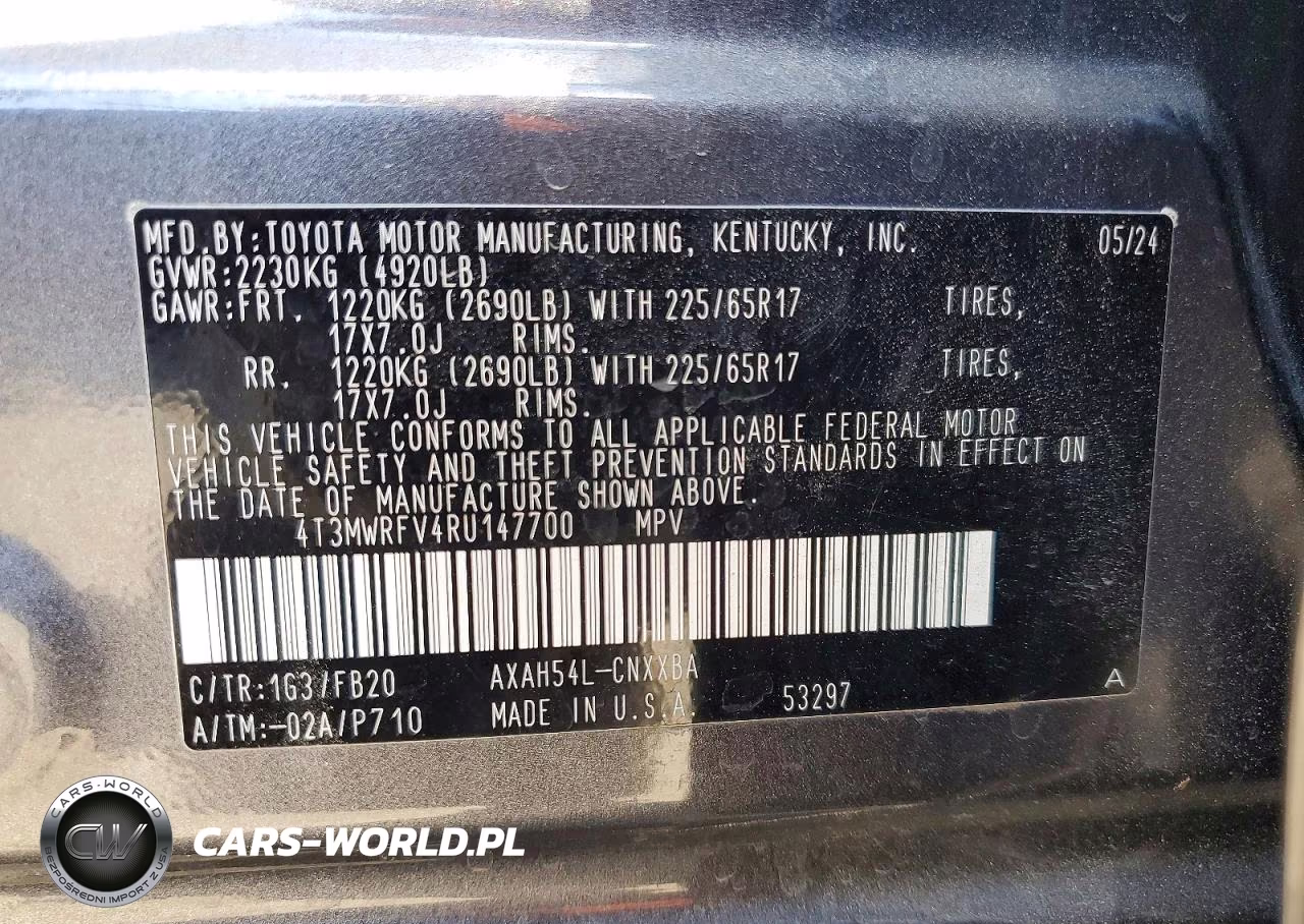 2024 Toyota Rav4 Hybrid Le VIN:4T3MWRFV4RU147700 - 12