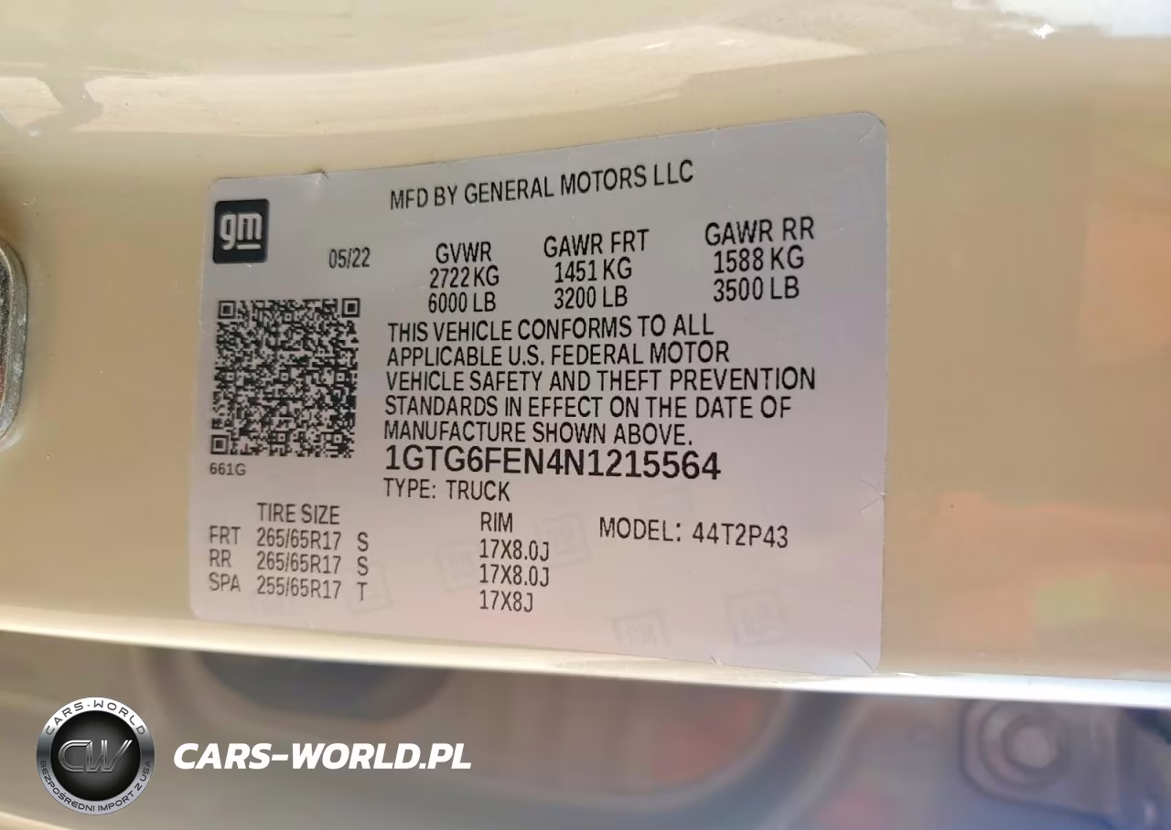 2022 GMC Canyon At4 VIN:1GTG6FEN4N1215564 - 13
