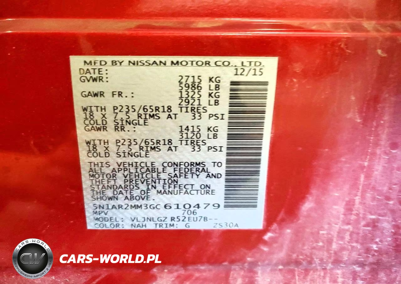 2016 Nissan Pathfinder Sl VIN:5N1AR2MM3GC610479 - 13