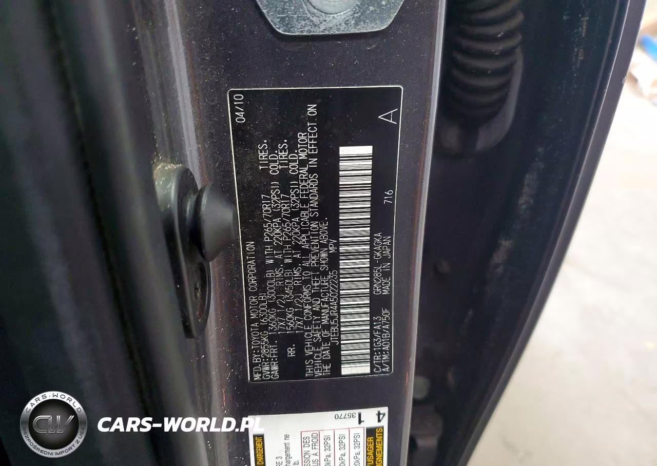 2010 Toyota 4Runner Trail VIN:JTEBU5JR4A5022235 - 13