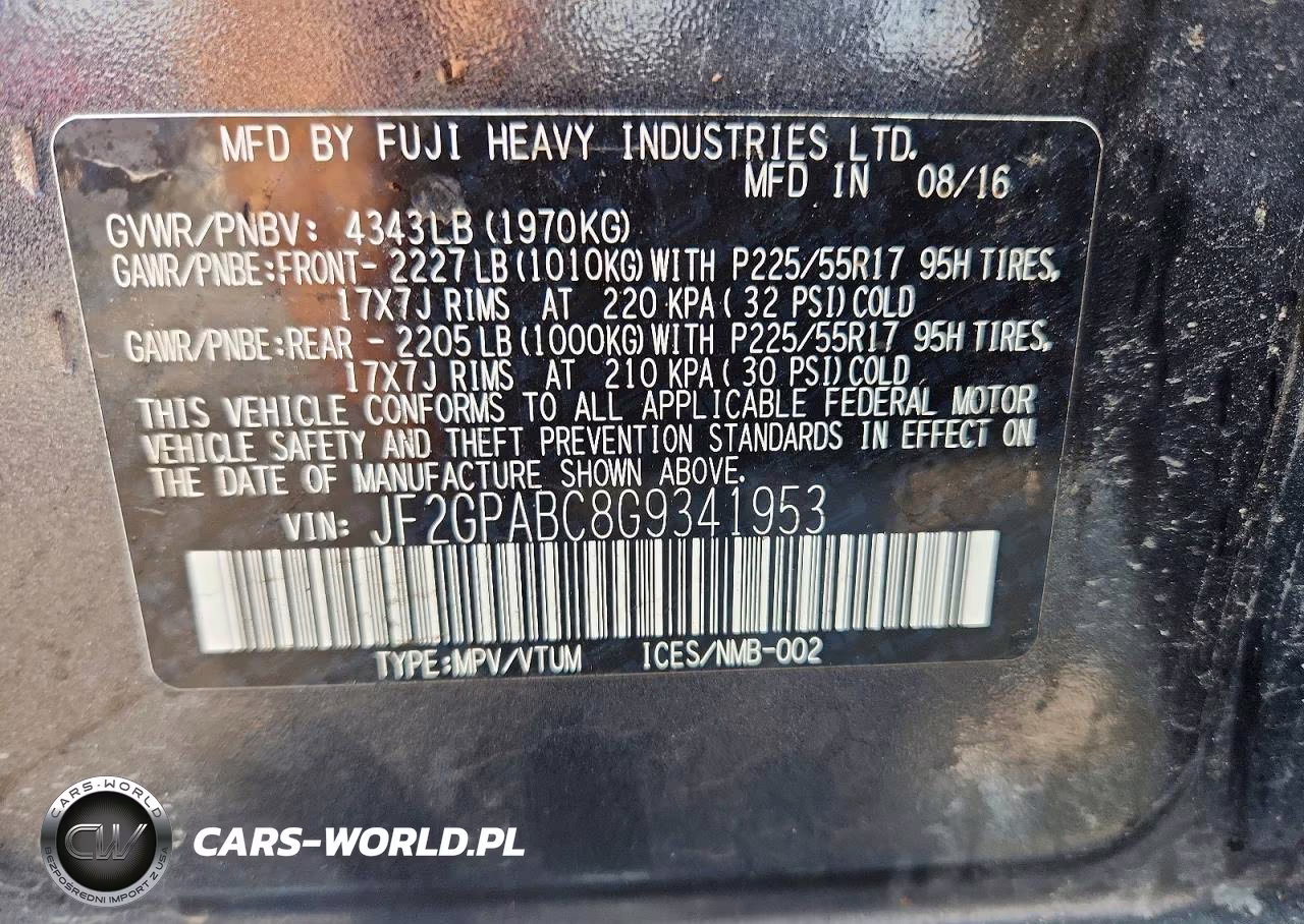 2016 Subaru Crosstrek Premium VIN:JF2GPABC8G9341953 - 14