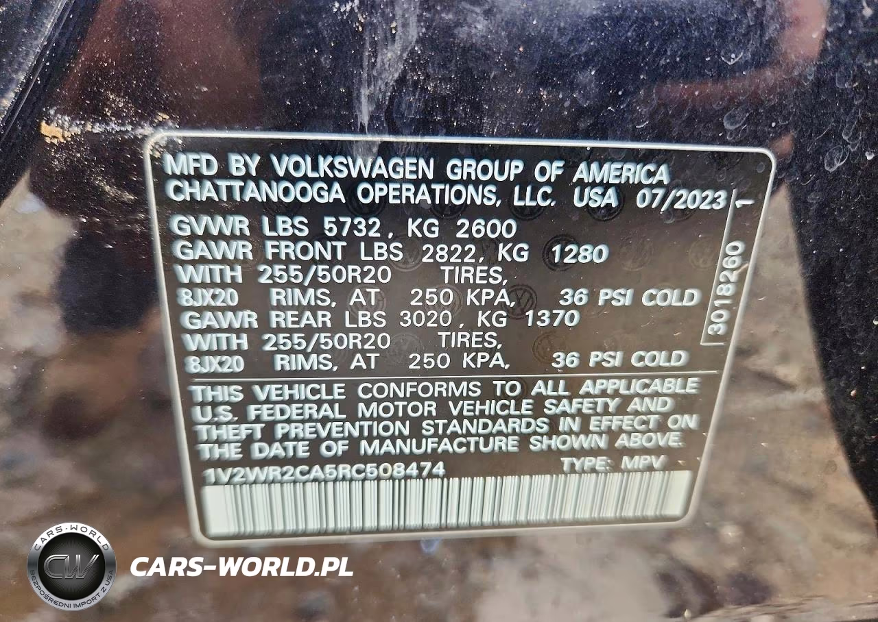 2024 Volkswagen Atlas Se VIN:1V2WR2CA5RC508474 - 14