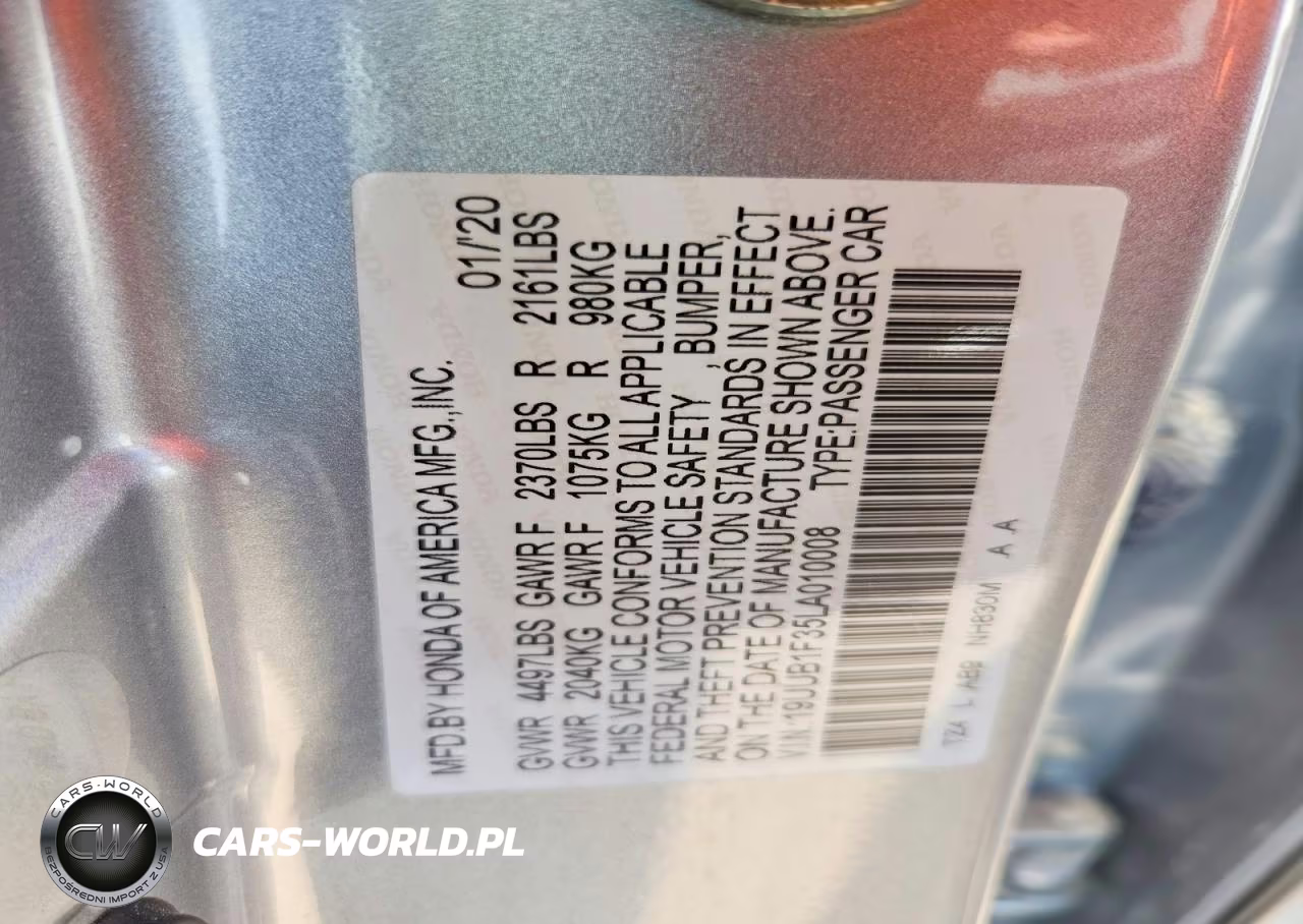 2020 Acura Tlx VIN:19UUB1F35LA010008 - 13