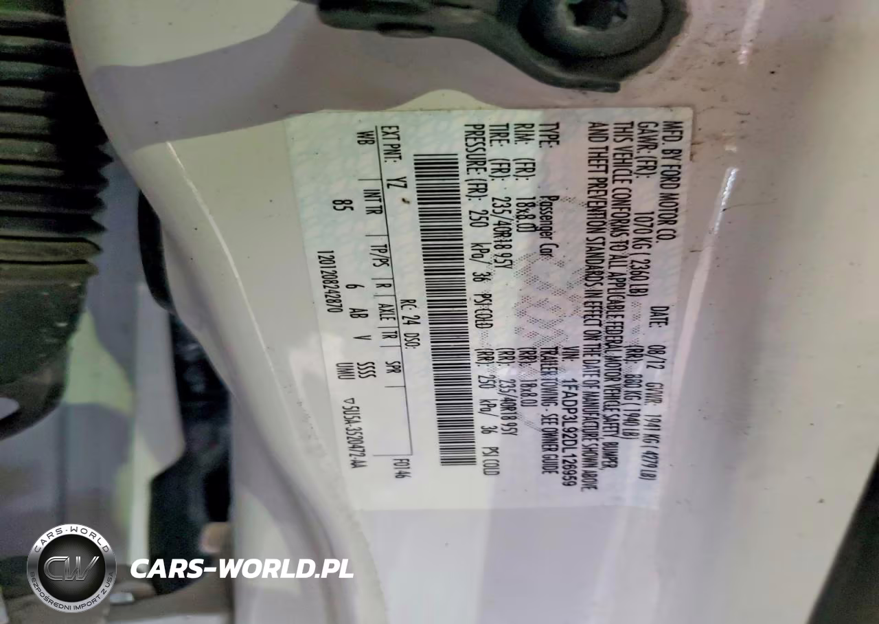 2013 Ford Focus St VIN:1FADP3L92DL126959 - 12