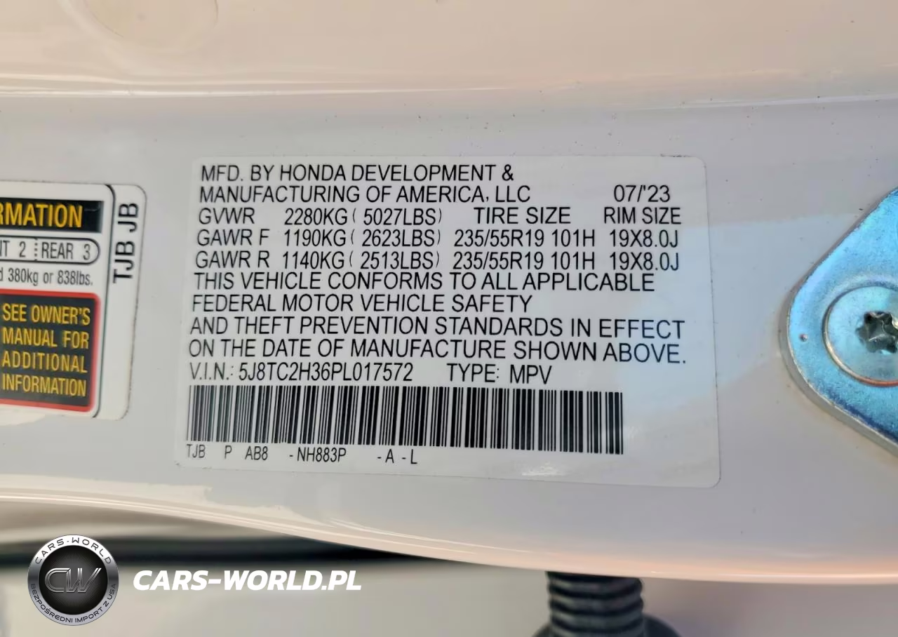 2023 Acura Rdx VIN:5J8TC2H36PL017572 - 14