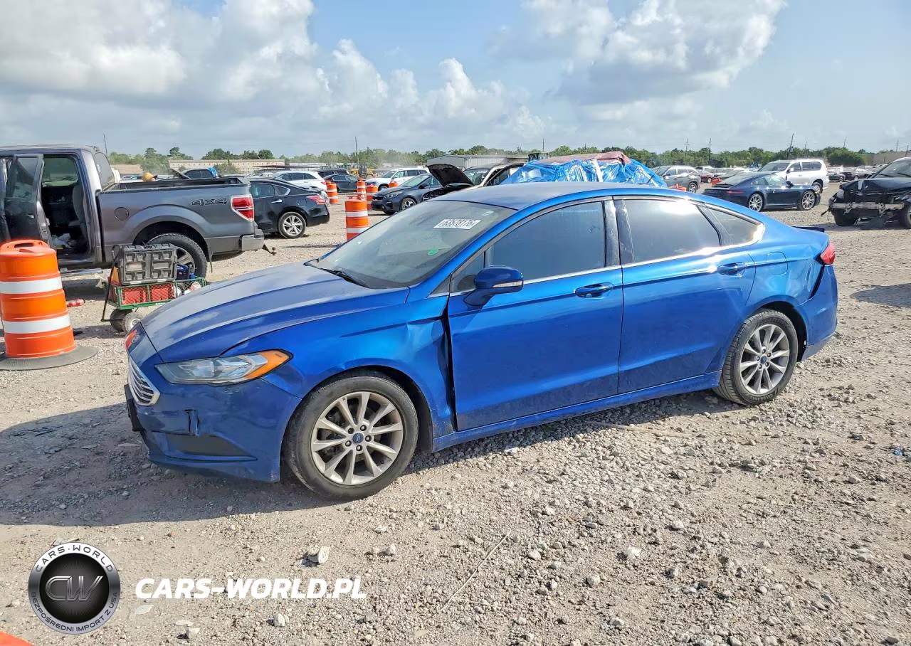 2017 Ford Fusion Se VIN:3FA6P0H76HR383175 - 1