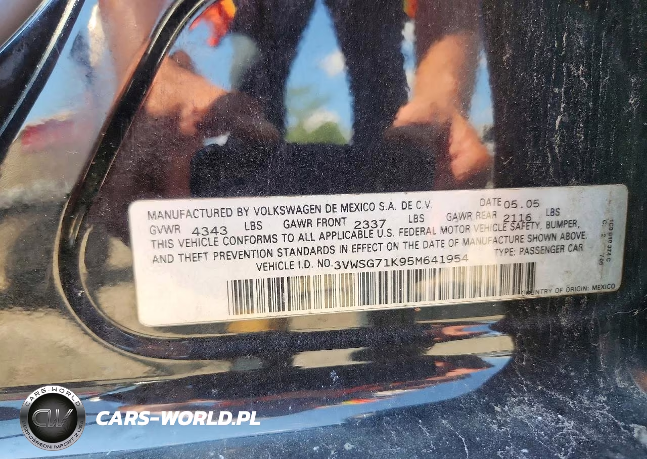 2005 Volkswagen New Jetta 2.5L Option Package 1 VIN:3VWSG71K95M641954 - 12