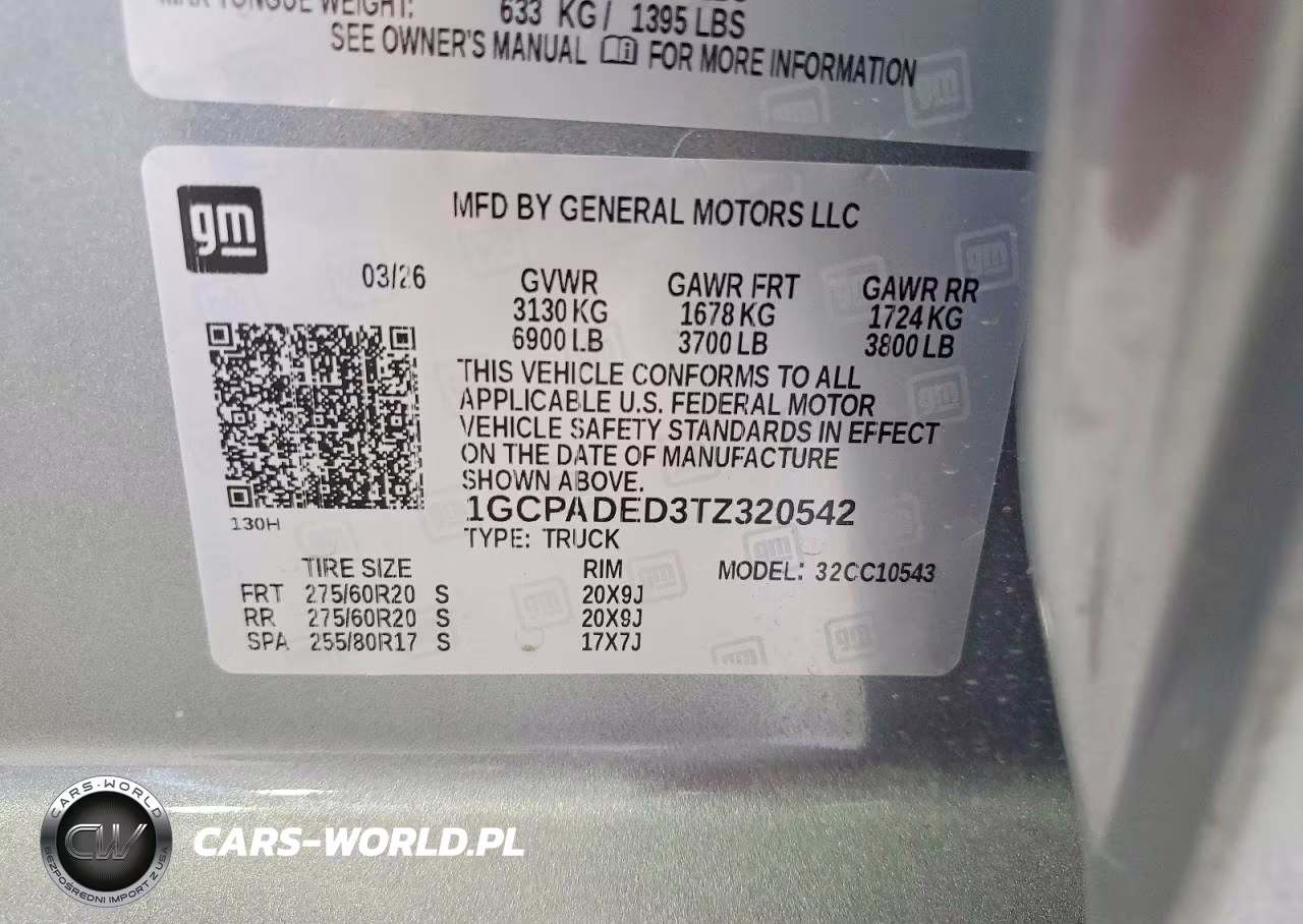 2026 Chevrolet Silverado C1500 Rst VIN:1GCPADED3TZ320542 - 12