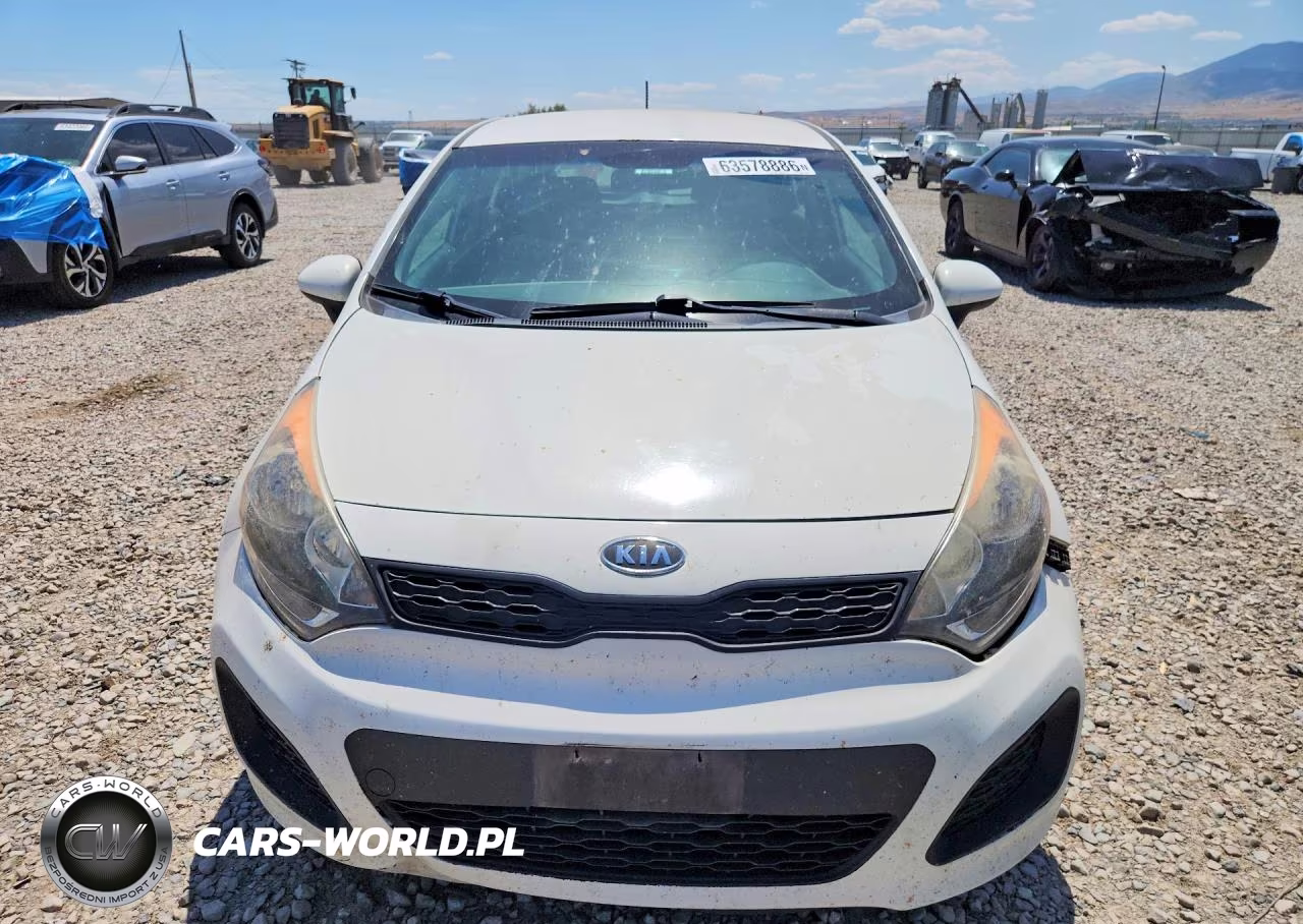2013 Kia Rio Lx VIN:KNADM5A36D6110014 - 5