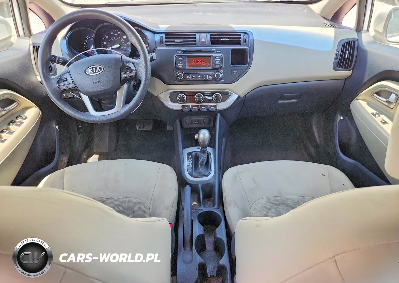 2013 Kia Rio Lx VIN:KNADM5A36D6110014 - 8