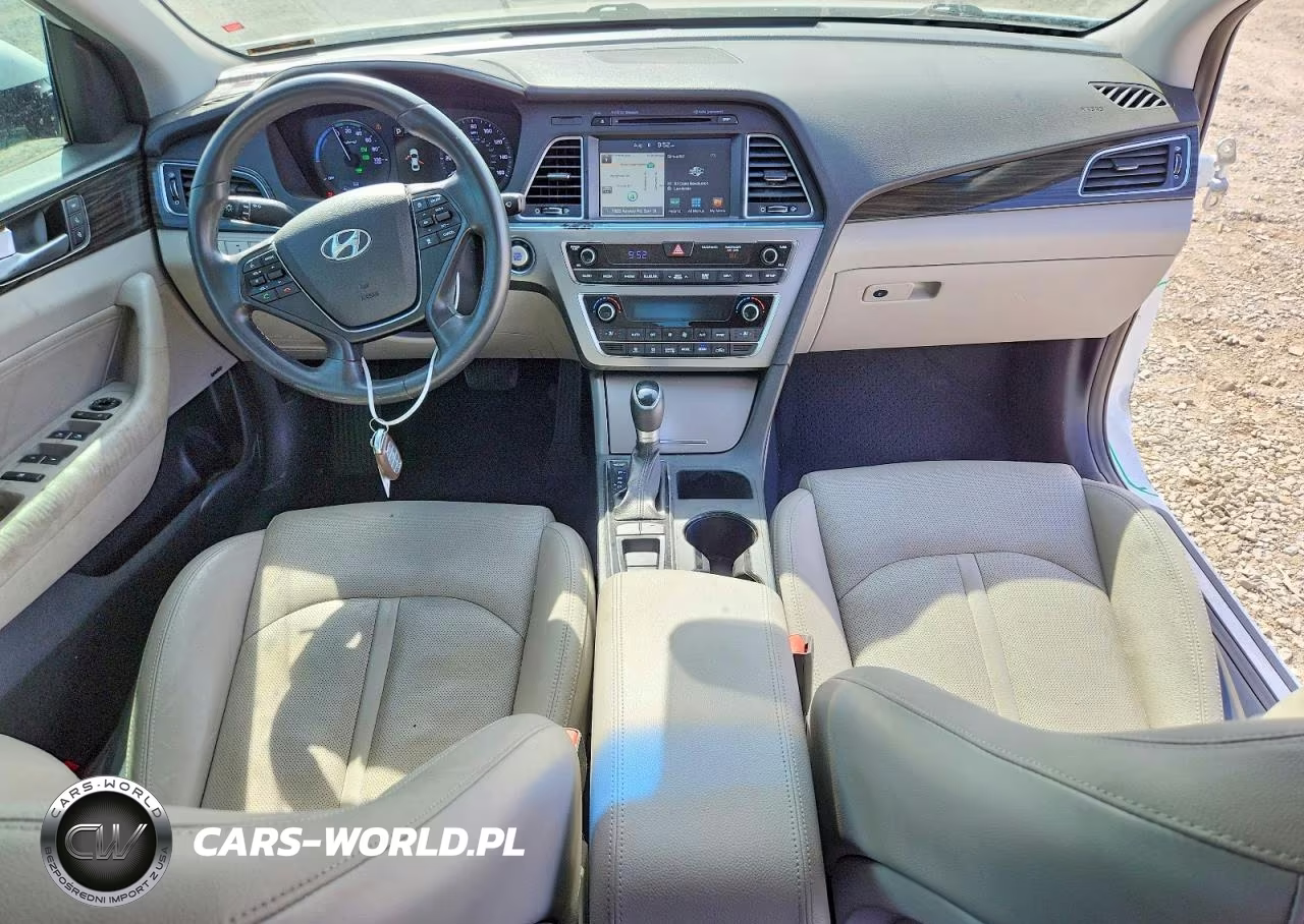 2017 Hyundai Sonata Hybrid Limited VIN:KMHE34L39HA071533 - 8