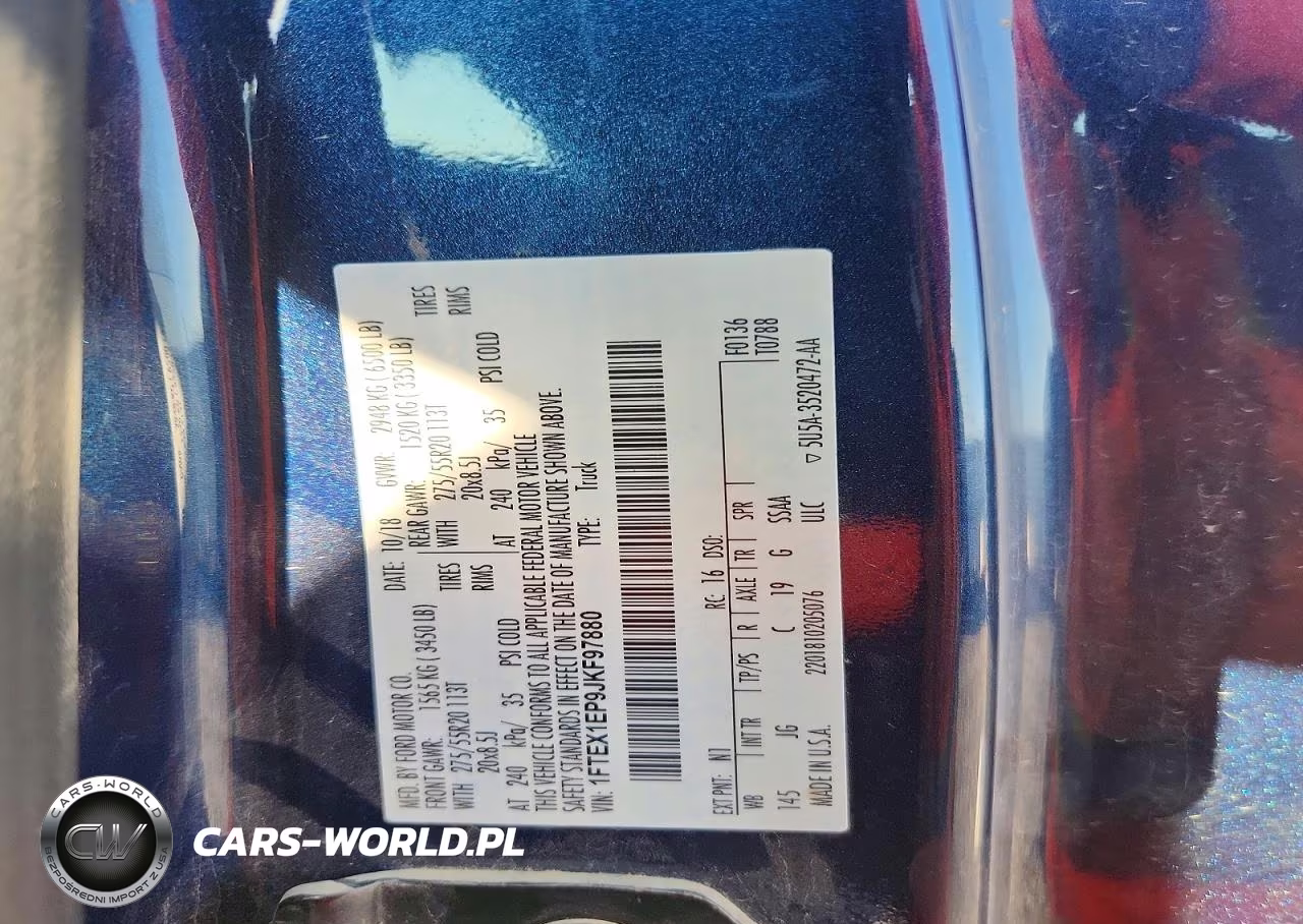 2018 Ford F150 Super Cab VIN:1FTEX1EP9JKF97880 - 12