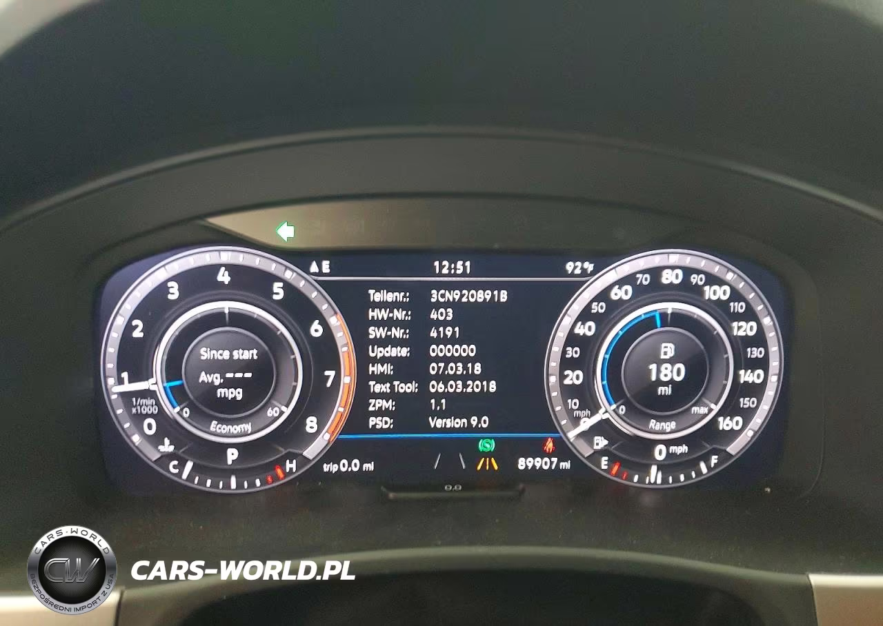 2019 Volkswagen Atlas Sel Premium VIN:1V2NR2CAXKC548180 - 9