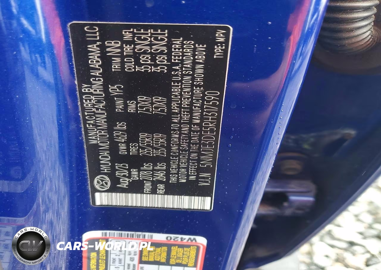 2024 Hyundai Tucson Limited VIN:5NMJE3DE5RH317590 - 13
