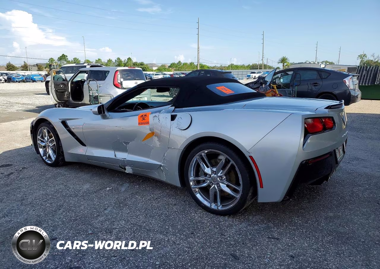 2018 Chevrolet Corvette Stingray 3Lt VIN:1G1YF3D7XJ5105006 - 2