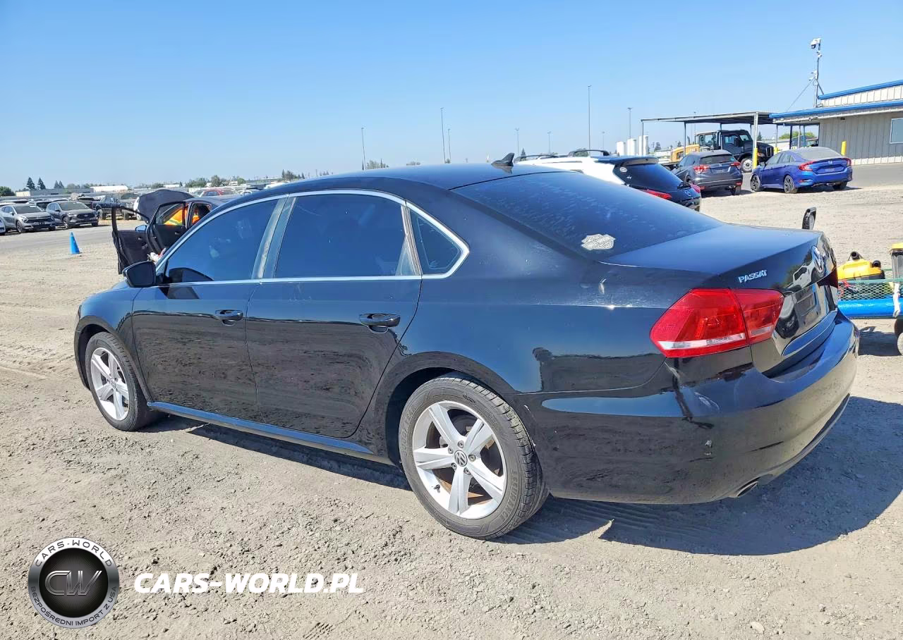 2013 Volkswagen Passat Se VIN:1VWBN7A30DC118398 - 2
