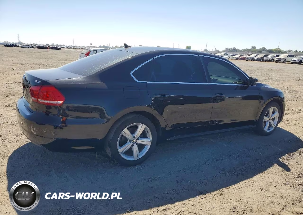 2013 Volkswagen Passat Se VIN:1VWBN7A30DC118398 - 3