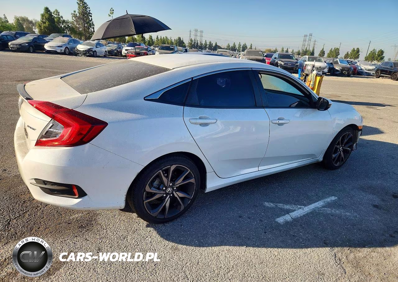 2019 Honda Civic Sport VIN:19XFC2F89KE203618 - 3