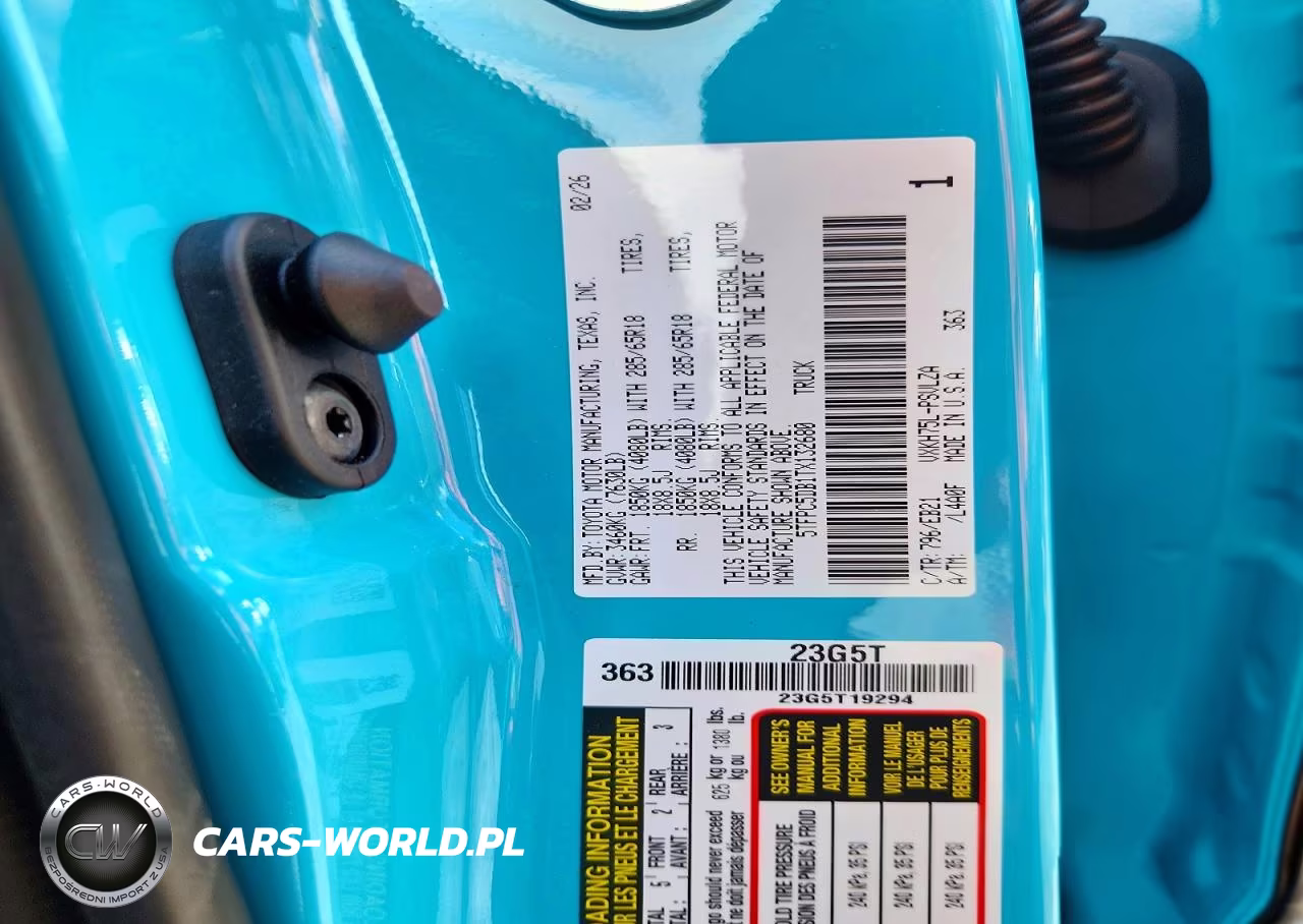 2026 Toyota Tundra Trd Pro Hv VIN:5TFPC5DB1TX132680 - 12