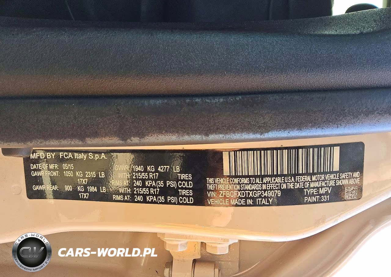 2016 Fiat 500X Lounge VIN:ZFBCFXDTXGP349079 - 13