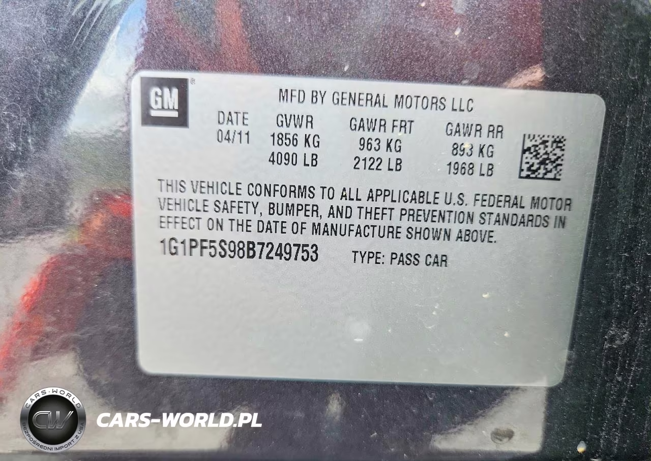 2011 Chevrolet Cruze Lt VIN:1G1PF5S98B7249753 - 12