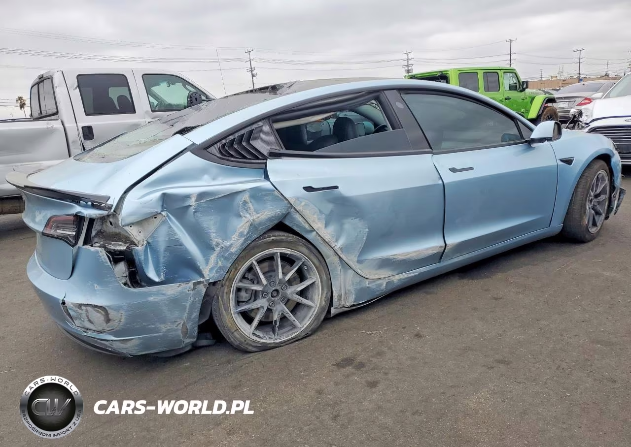 2021 Tesla Model 3 VIN:5YJ3E1EA6MF099114 - 3