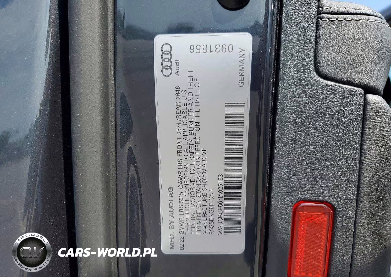 2022 Audi A5 Premium Plus 40 VIN:WAUCBCF50NA029153 - 12