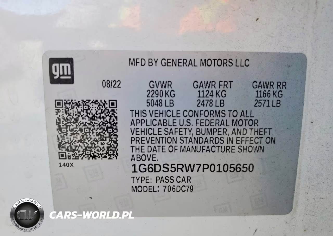 2023 Cadillac Ct5 Premium Luxury VIN:1G6DS5RW7P0105650 - 12
