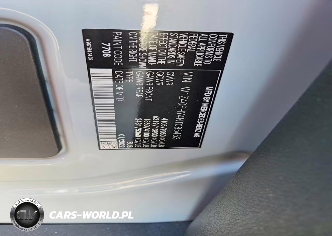 2022 Mercedes-Benz Sprinter VIN:W1Z40FHY4NT085453 - 13