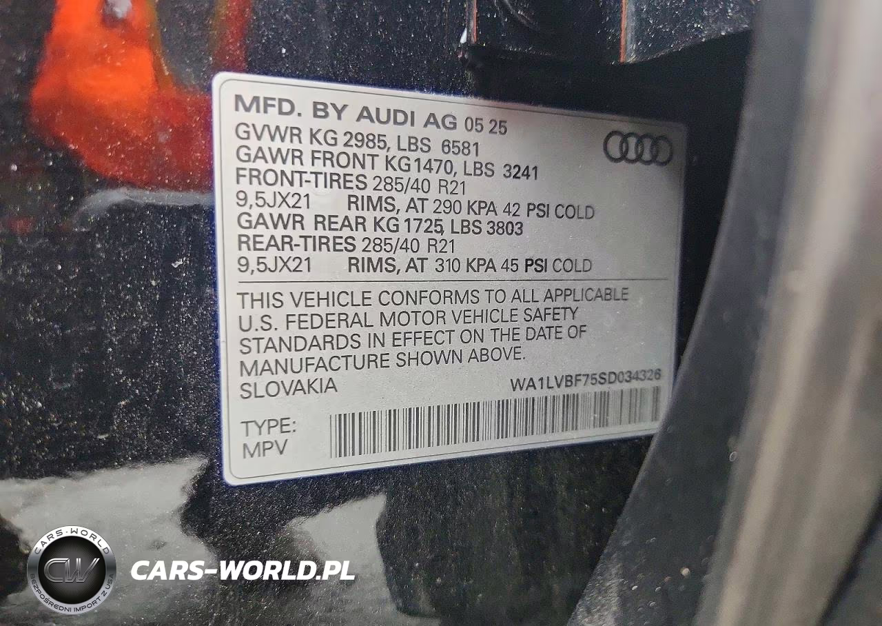 2025 Audi Q7 Premium Plus VIN:WA1LVBF75SD034326 - 13