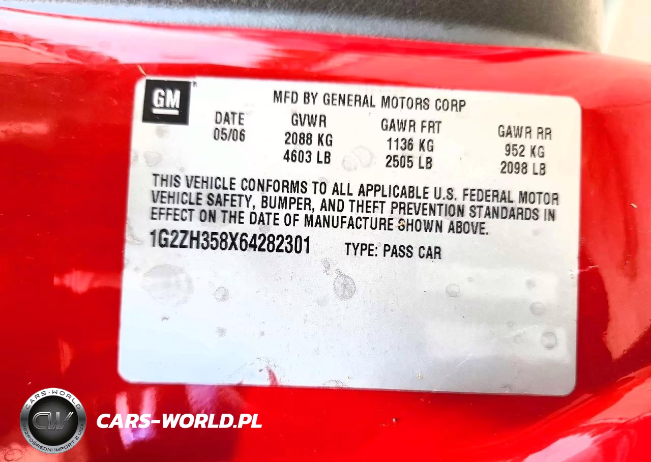 2006 Pontiac G6 Gt VIN:1G2ZH358X64282301 - 12
