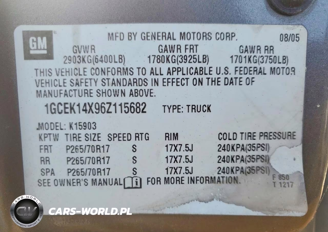 2006 Chevrolet Silverado K1500 VIN:1GCEK14X96Z115682 - 12
