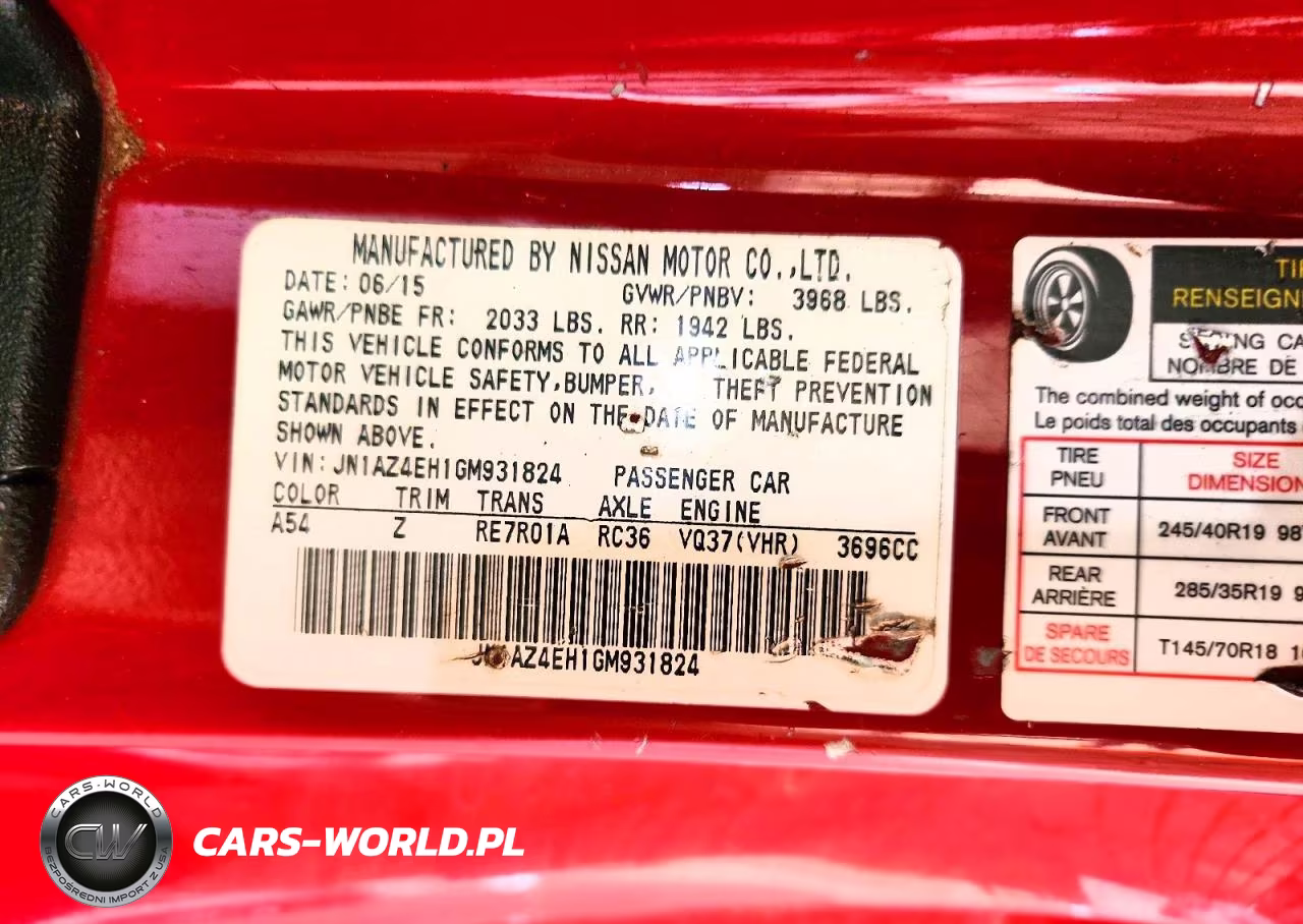 2016 Nissan 370Z Nismo Tech VIN:JN1AZ4EH1GM931824 - 12