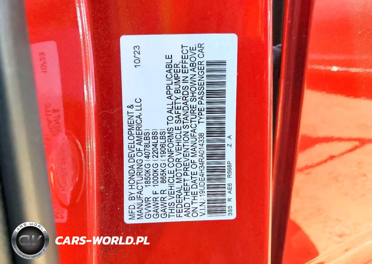 2024 Acura Integra A-Spec VIN:19UDE4H34RA014338 - 12