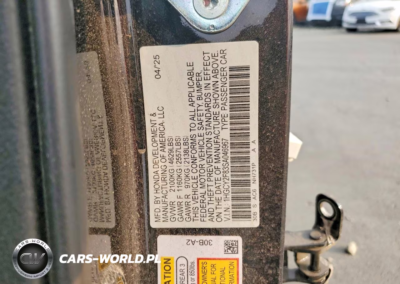 2025 Honda Accord Touring Hybrid VIN:1HGCY2F83SA046967 - 12
