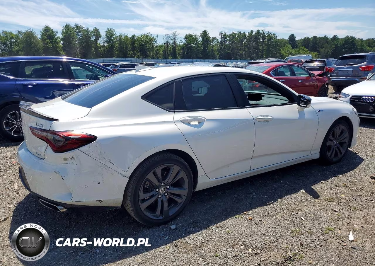 2022 Acura Tlx Tech A VIN:19UUB6F5XNA002908 - 3